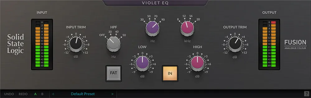 Plugins To Try: SSL Fusion Violet EQ